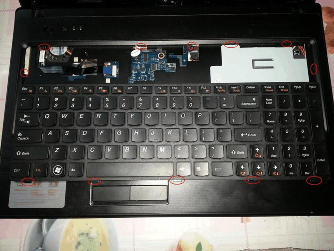 z470联想-z470联想笔记本拆键盘